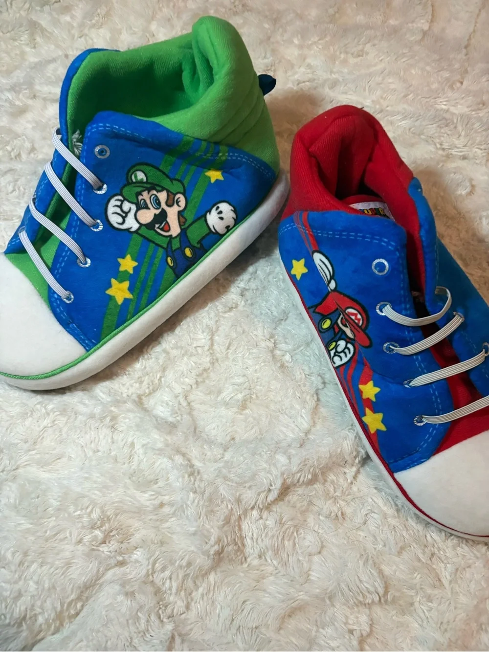 Kids Blue, Green & Red Character Slippers